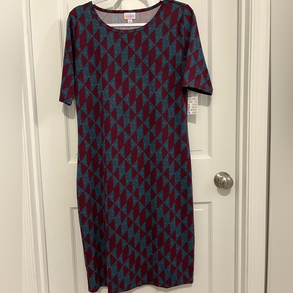 LuLaRoe Julia Dress - Picture 1 of 3